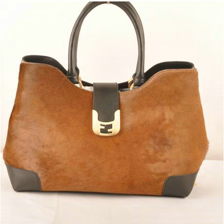 F2546 Fendi 2jours Crini Borsa F2546 Brown